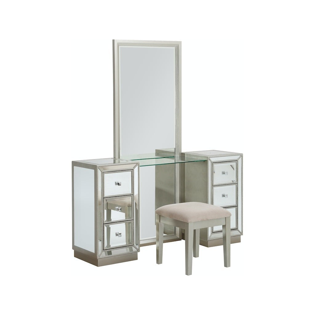 Lana Vanity Mirror and Stool-Coast2Coast Home-C2CA-13718-Vanities-1-France and Son