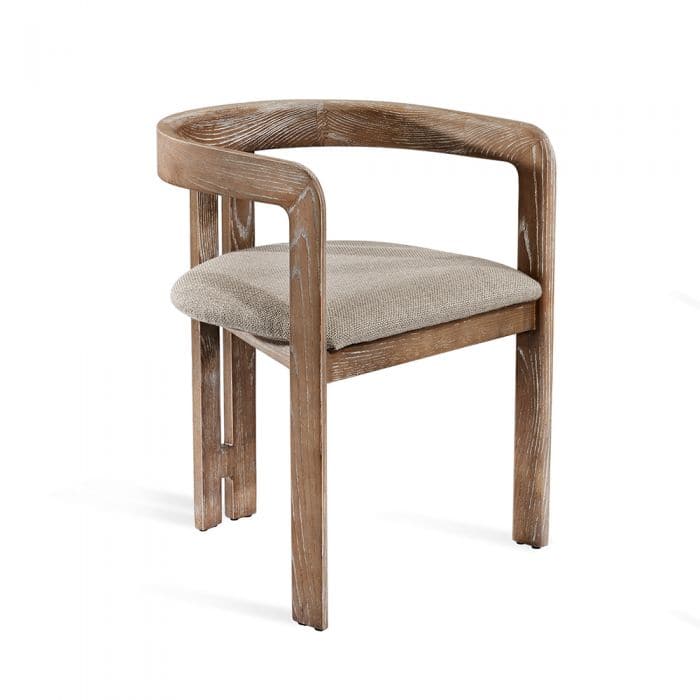 Burke Dining Chair-Interlude-INTER-145245-Dining ChairsShearling-1-France and Son