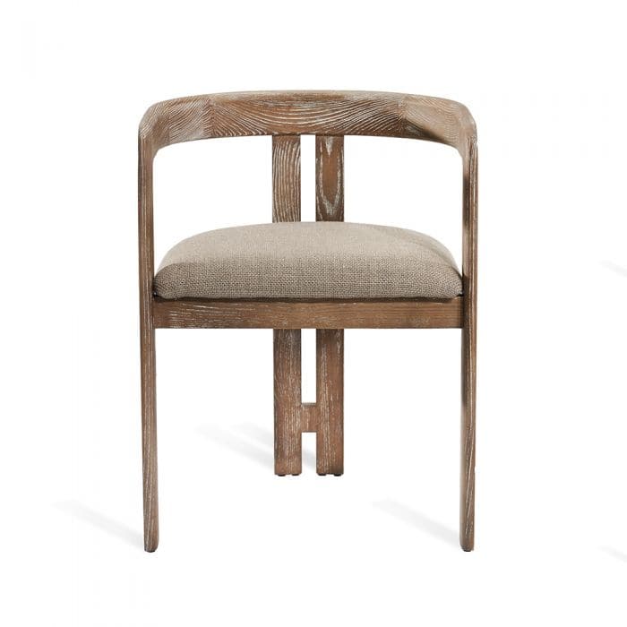 Burke Dining Chair-Interlude-INTER-145245-Dining ChairsShearling-1-France and Son