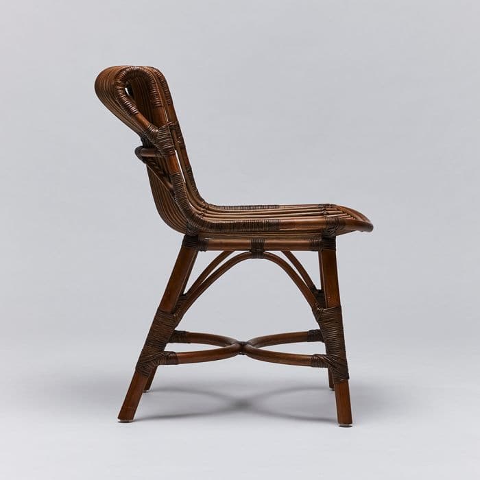 Naples Dining Chair-Interlude-INTER-149944-Dining ChairsAntique Brown-1-France and Son