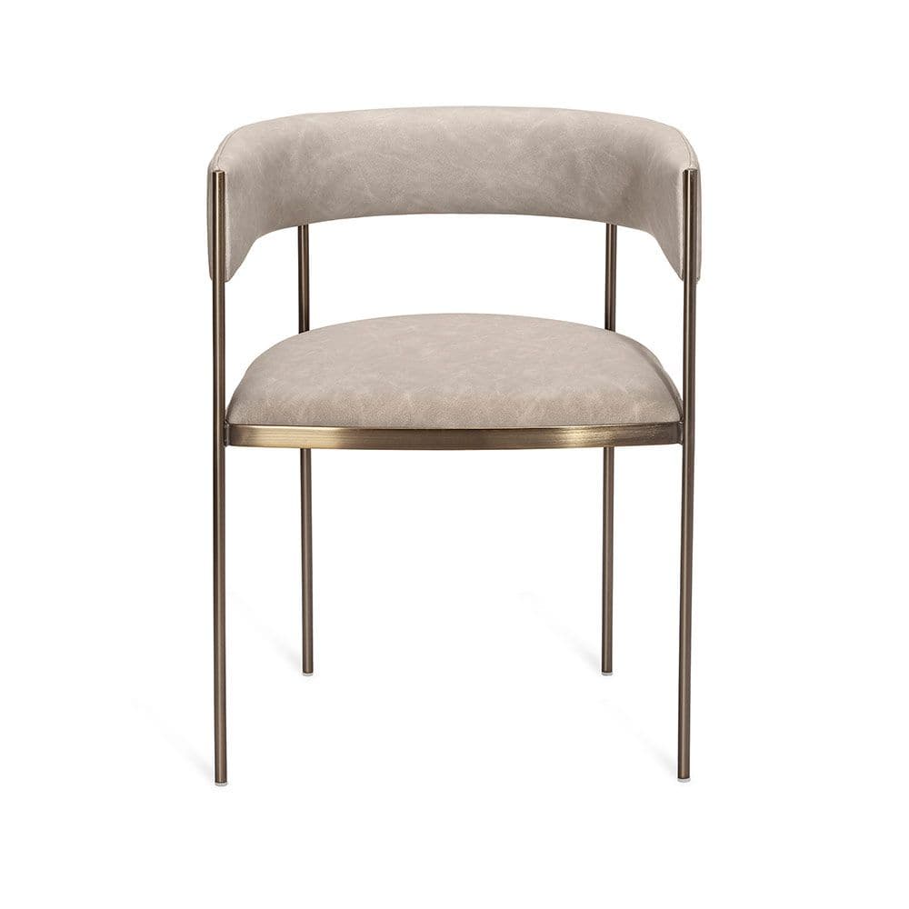 Ryland Dining Chair - Taupe-Interlude-STOCKR-INTER-155132-Dining Chairs-1-France and Son