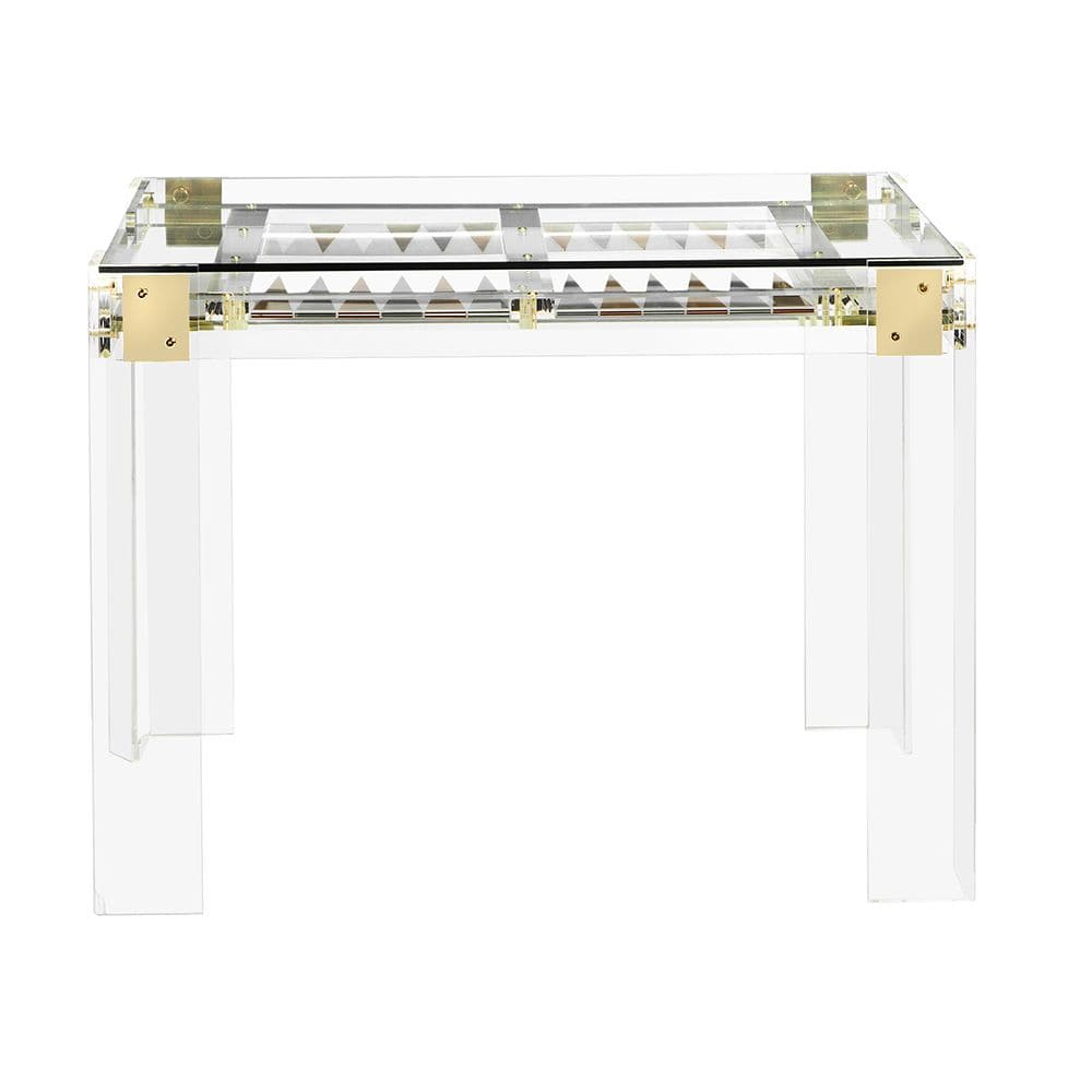 Pierre Acrylic Backgammon Table-Interlude-INTER-165081-Game Tables-1-France and Son