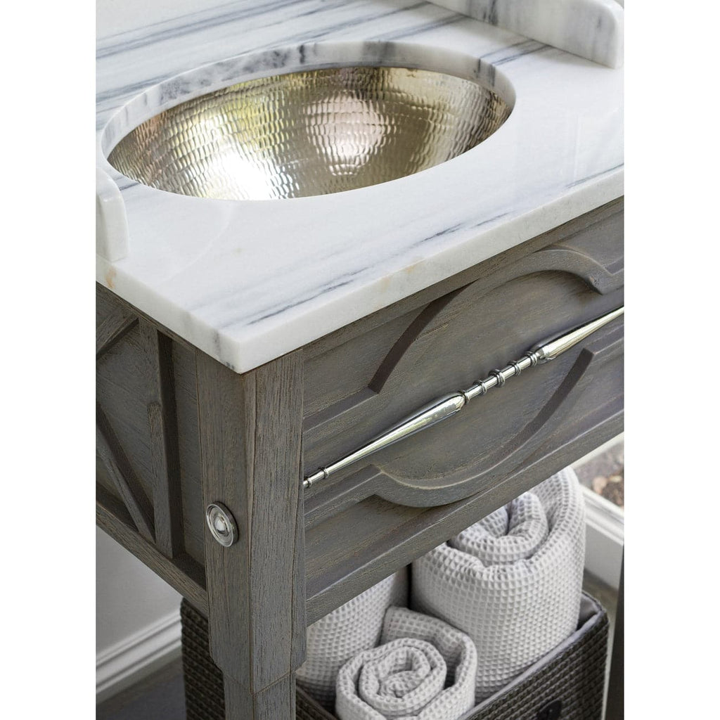 Spindle Sink Chest-Ambella-AMBELLA-17553-110-111-Bathroom VanityMini-Weathered Grey-Bianco Giulia marble-1-France and Son