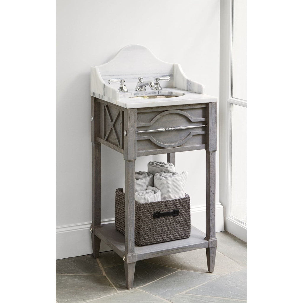 Spindle Sink Chest-Ambella-AMBELLA-17553-110-111-Bathroom VanityMini-Weathered Grey-Bianco Giulia marble-1-France and Son