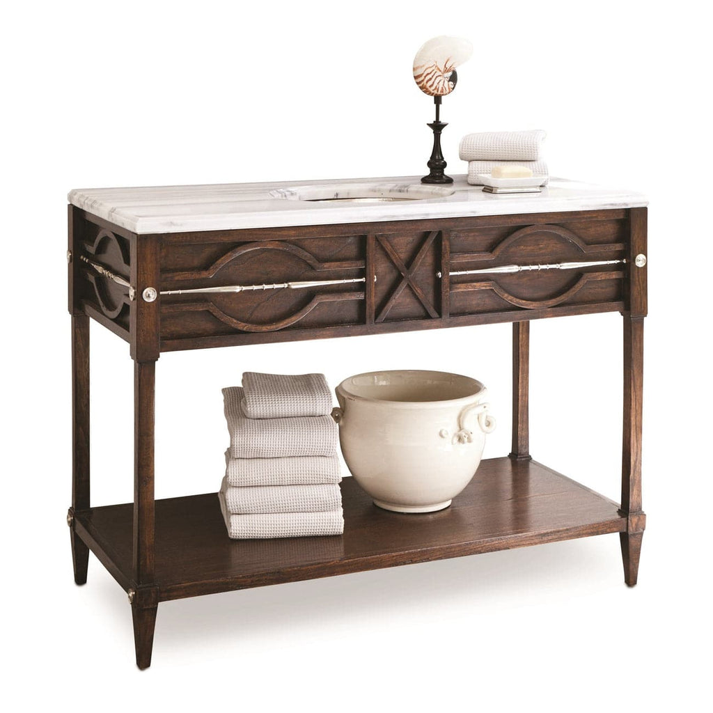 Spindle Sink Chest-Ambella-AMBELLA-17553-110-111-Bathroom VanityMini-Weathered Grey-Bianco Giulia marble-1-France and Son