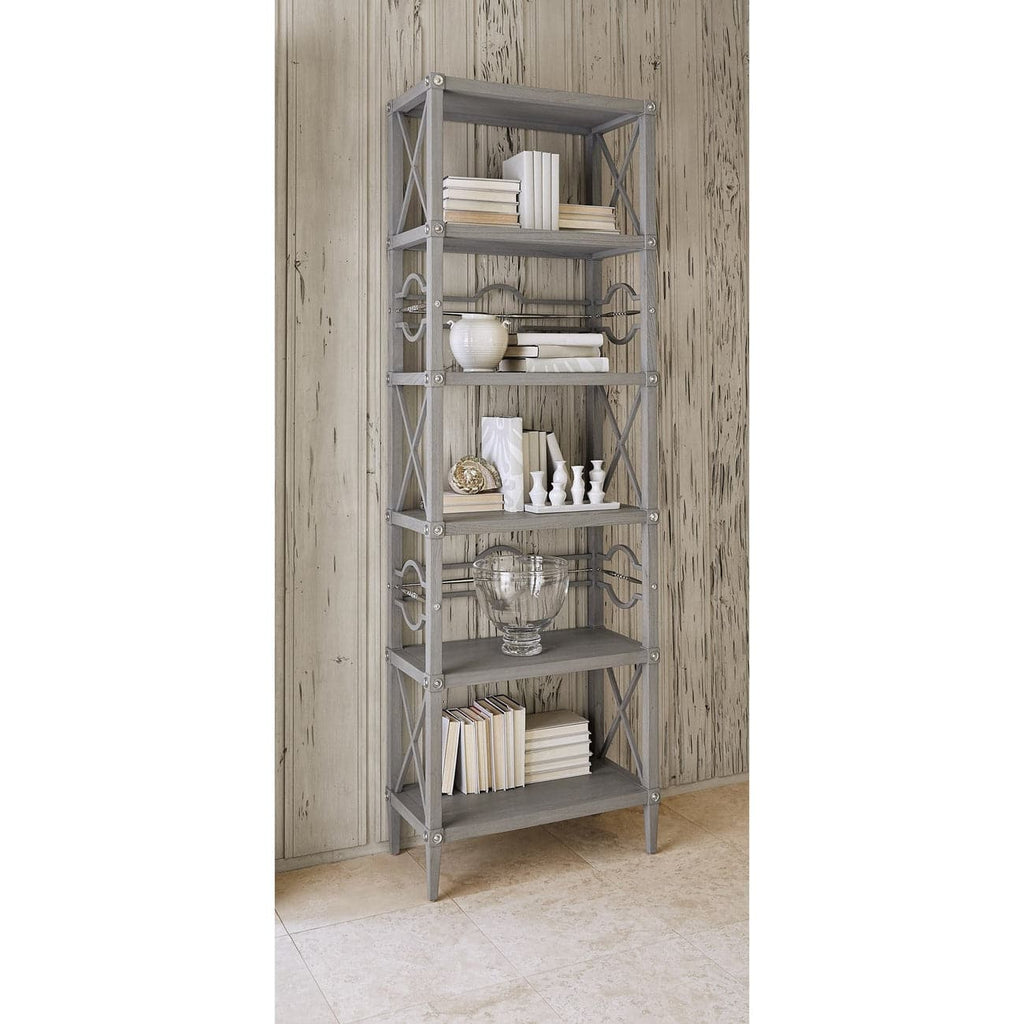 Spindle Étagère-Ambella-AMBELLA-17554-800-002-Bookcases & CabinetsWeathered Grey-4-France and Son