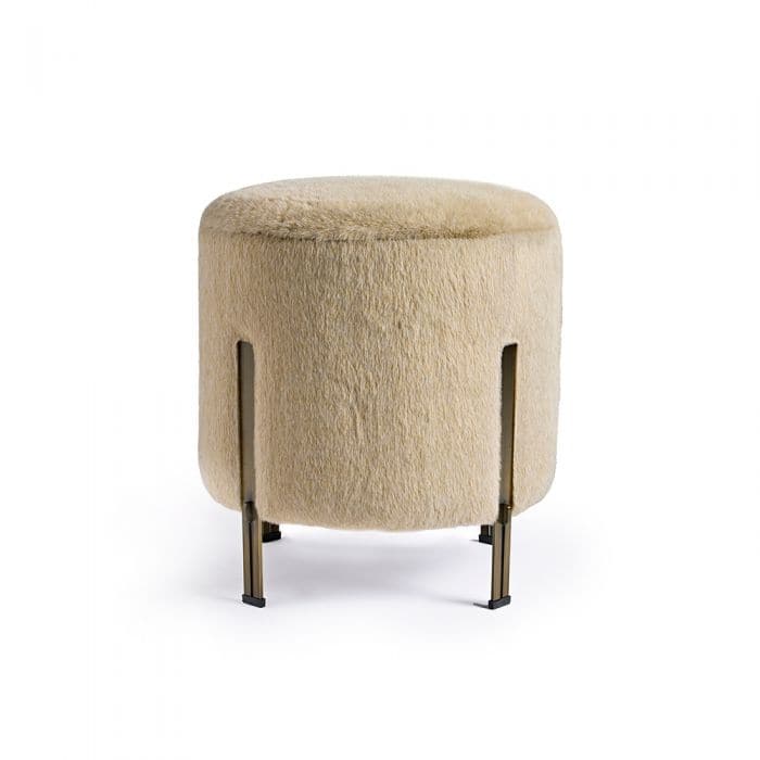 Bexley Stool - Grey-Interlude-INTER-175165-Stools & Ottomans-1-France and Son