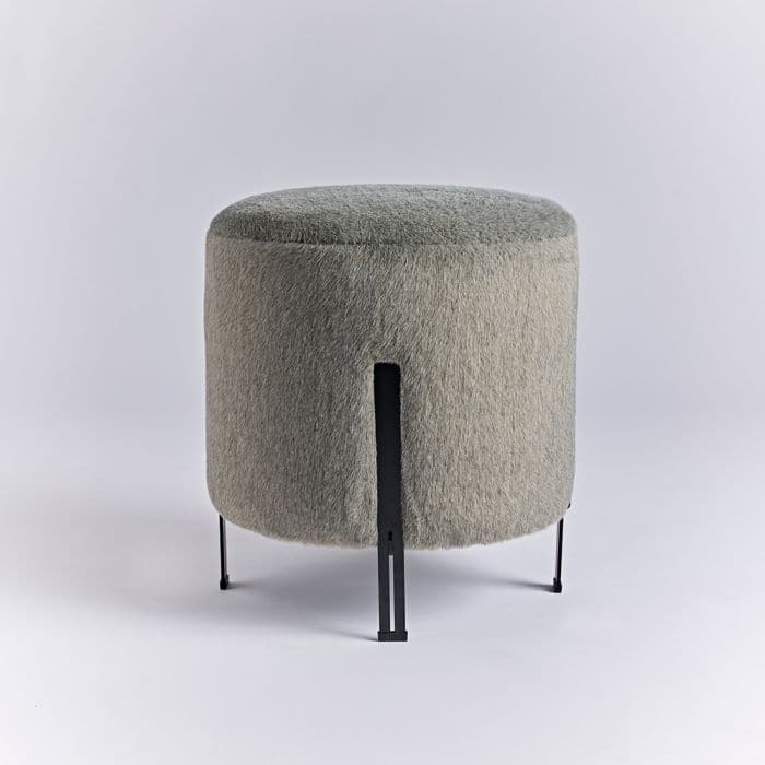 Bexley Stool - Grey-Interlude-INTER-175165-Stools & Ottomans-1-France and Son