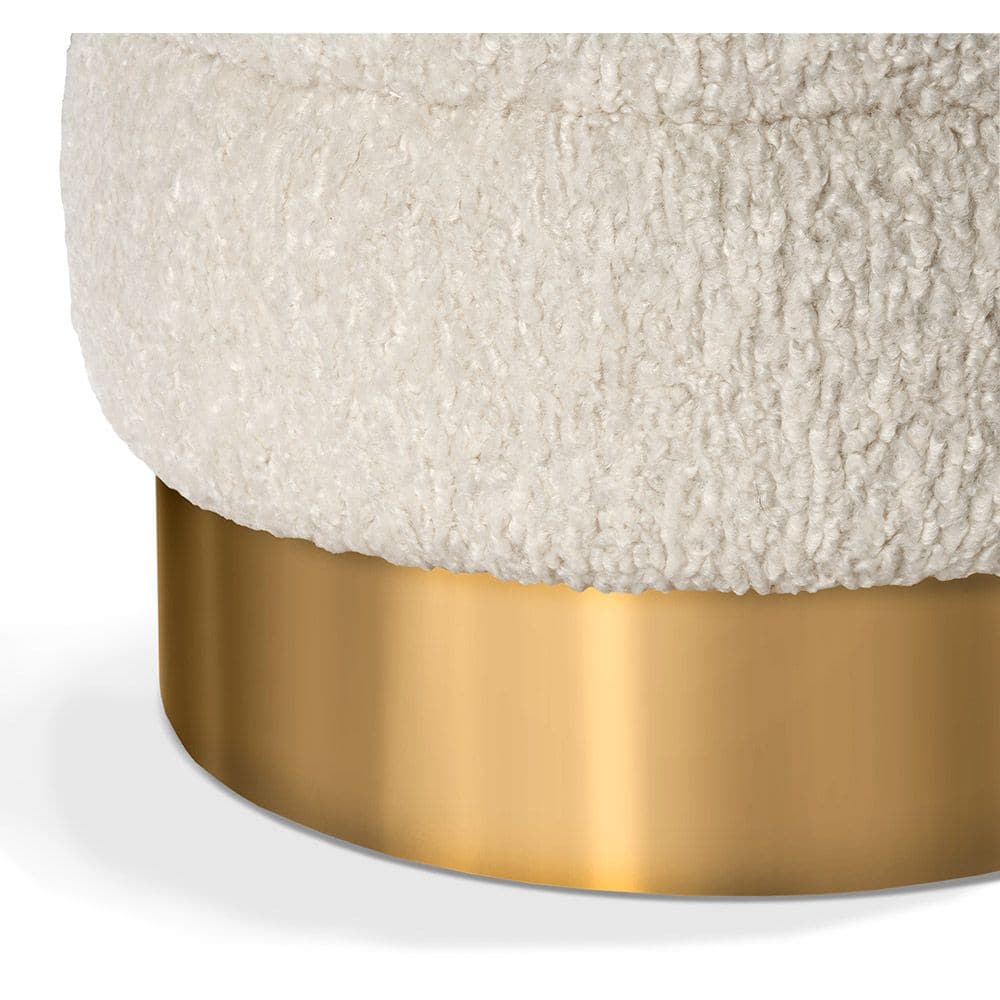 Charlize Stool-Interlude-INTER-188168-Stools & OttomansPOLISHED BRASS-1-France and Son