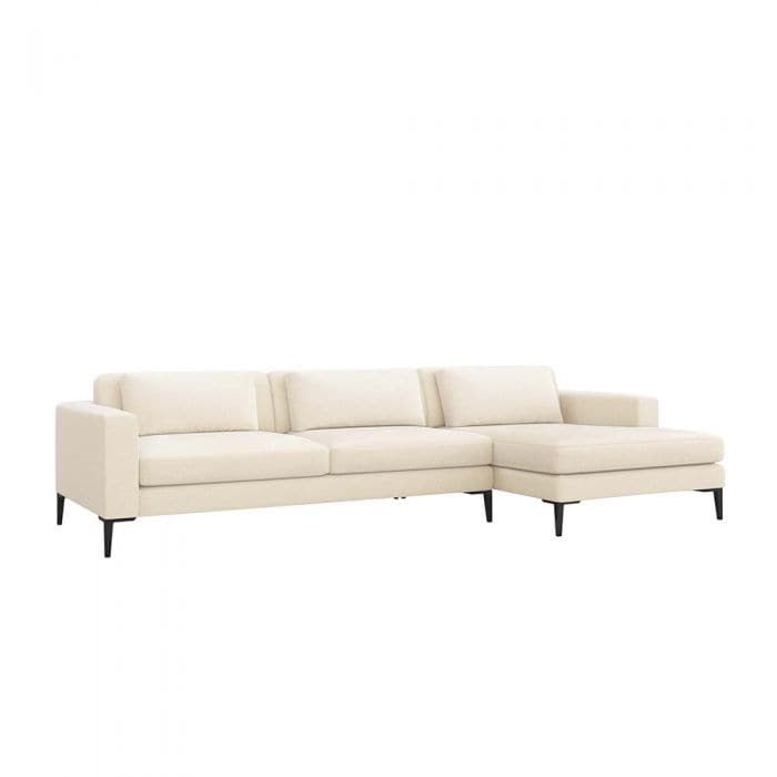 Izzy Chaise 2 Piece Sectional-Interlude-INTER-199014-1-SofasRight-Pearl-1-France and Son