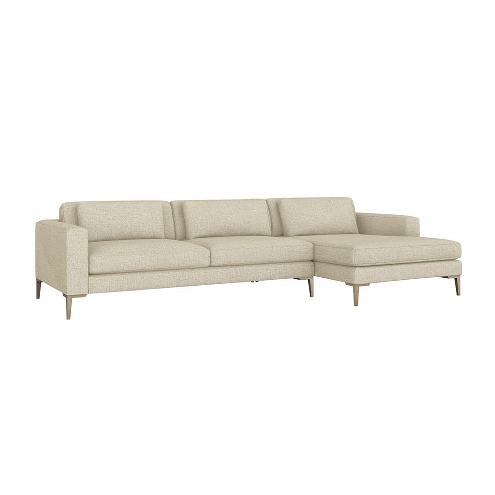 Izzy Chaise 2 Piece Sectional-Interlude-INTER-199014-1-SofasRight-Pearl-1-France and Son