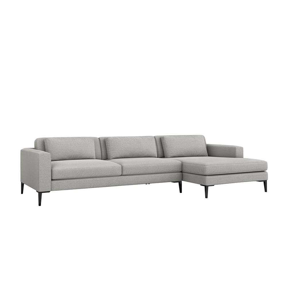 Izzy Chaise 2 Piece Sectional-Interlude-INTER-199014-1-SofasRight-Pearl-1-France and Son