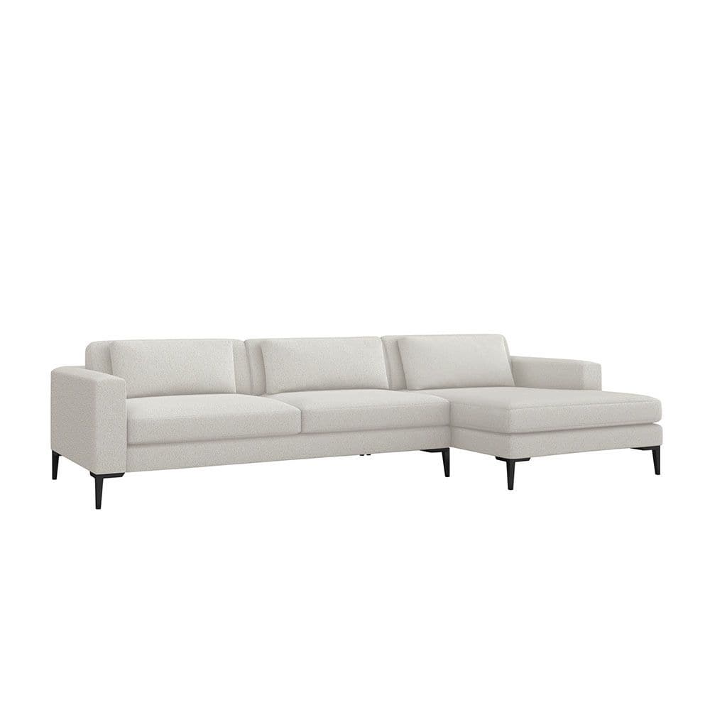 Izzy Chaise 2 Piece Sectional-Interlude-INTER-199014-1-SofasRight-Pearl-1-France and Son