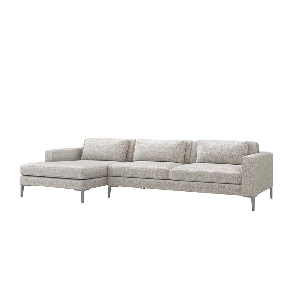 Izzy Chaise 2 Piece Sectional-Interlude-INTER-199014-1-SofasRight-Pearl-1-France and Son