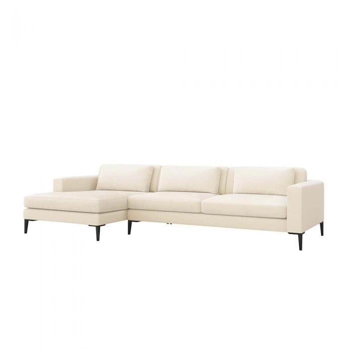 Izzy Chaise 2 Piece Sectional-Interlude-INTER-199014-1-SofasRight-Pearl-1-France and Son