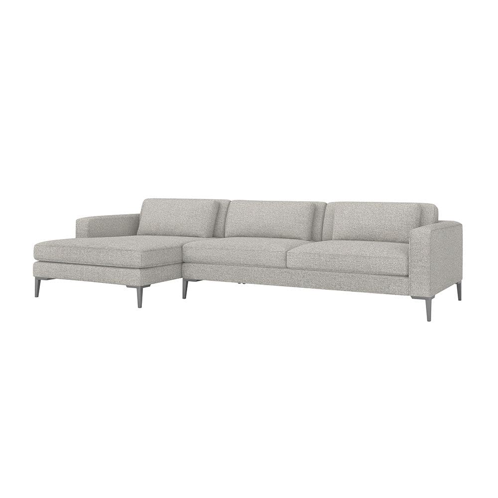 Izzy Chaise 2 Piece Sectional-Interlude-INTER-199014-1-SofasRight-Pearl-1-France and Son