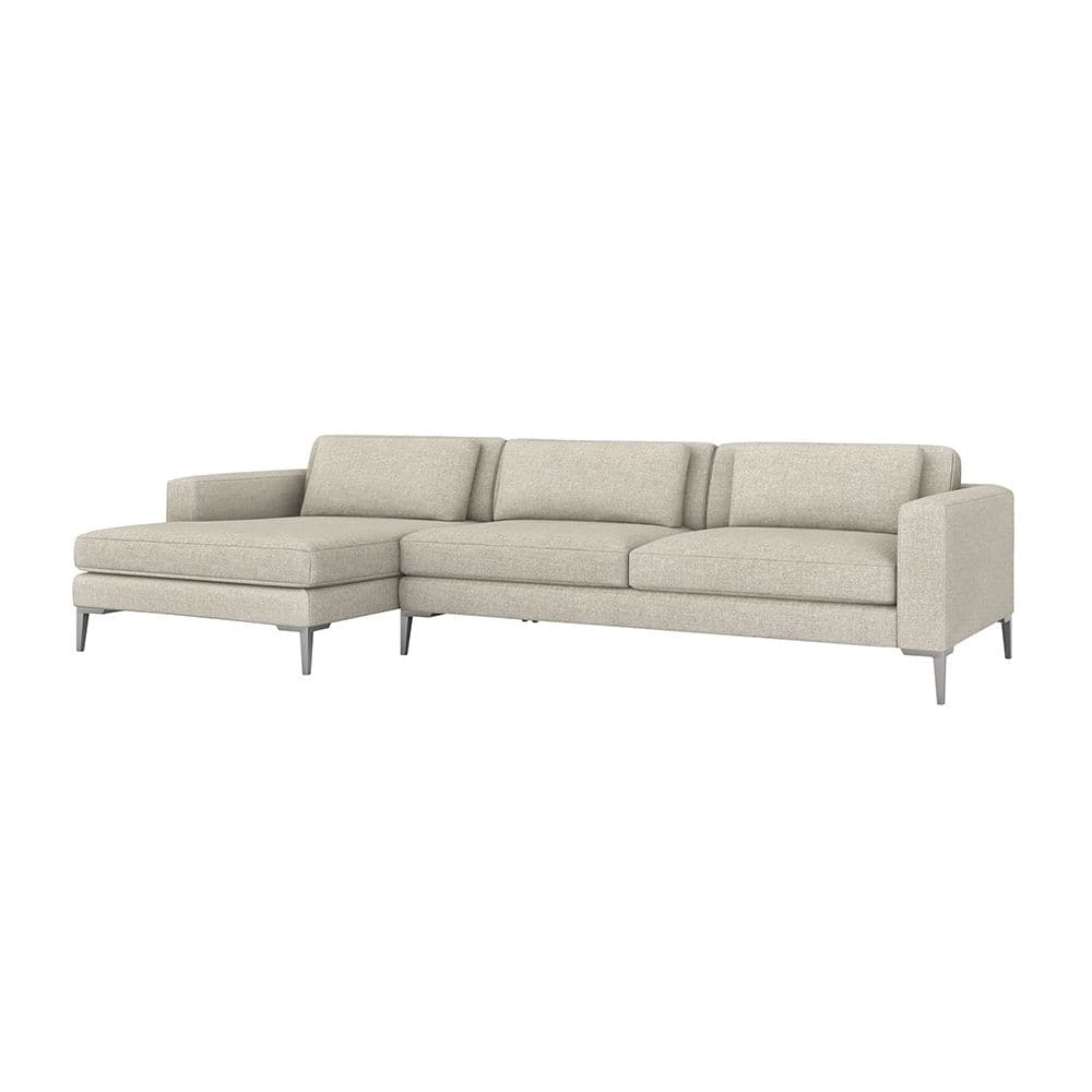 Izzy Chaise 2 Piece Sectional-Interlude-INTER-199014-1-SofasRight-Pearl-1-France and Son