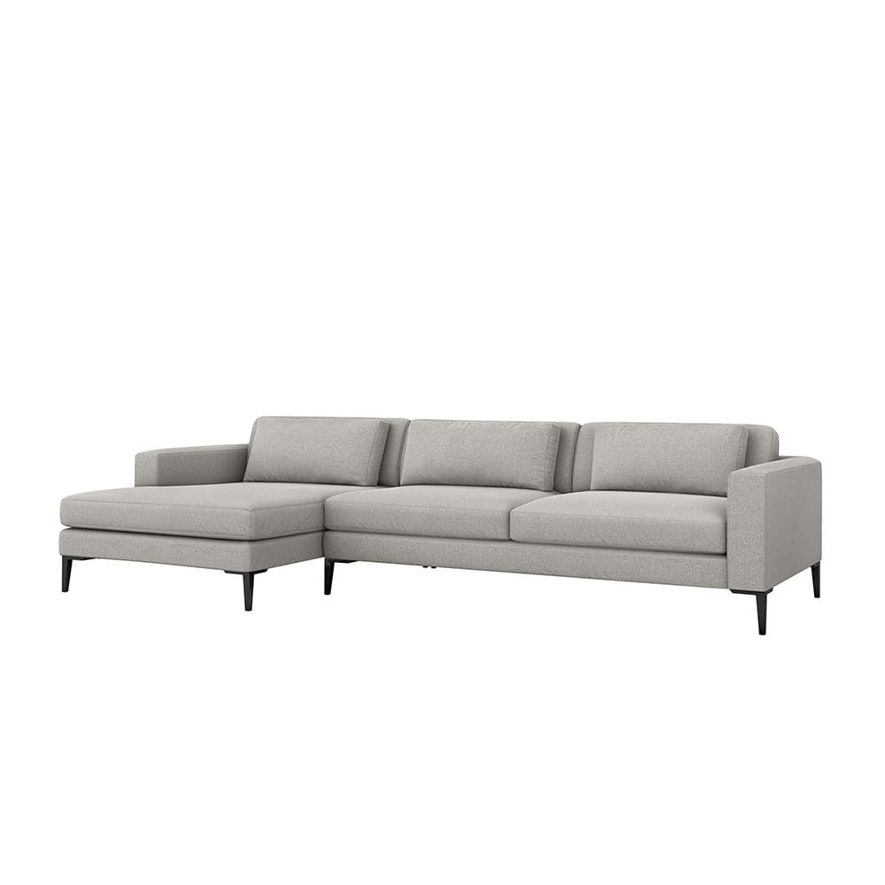 Izzy Chaise 2 Piece Sectional-Interlude-INTER-199014-1-SofasRight-Pearl-1-France and Son