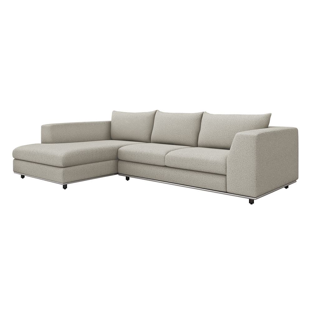 Comodo Chaise 2 Piece Sectional-Interlude-INTER-199018-2-SectionalsBungalow-Left-1-France and Son