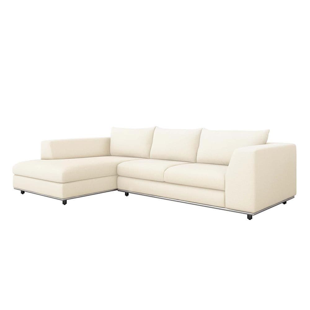 Comodo Chaise 2 Piece Sectional-Interlude-INTER-199018-2-SectionalsBungalow-Left-1-France and Son