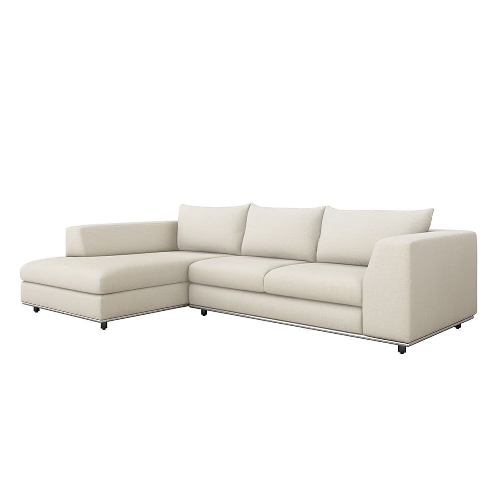 Comodo Chaise 2 Piece Sectional-Interlude-INTER-199018-2-SectionalsBungalow-Left-1-France and Son