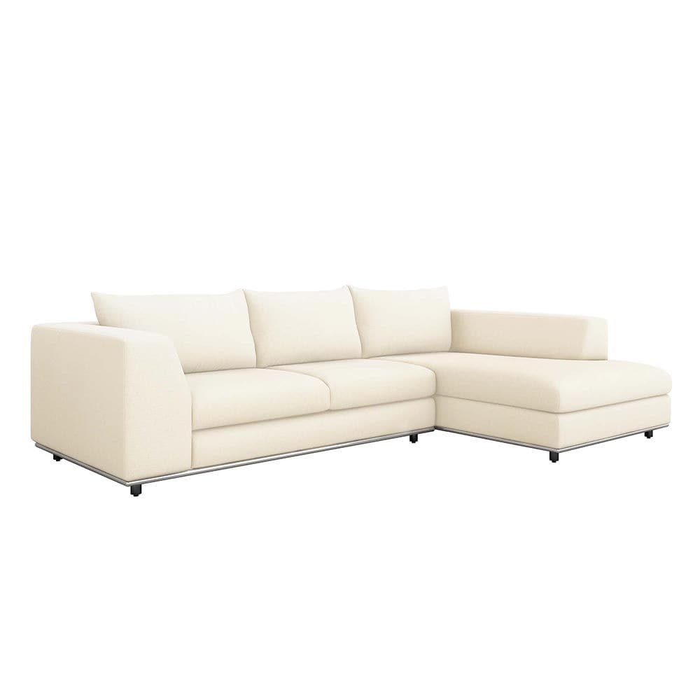 Comodo Chaise 2 Piece Sectional-Interlude-INTER-199018-2-SectionalsBungalow-Left-1-France and Son