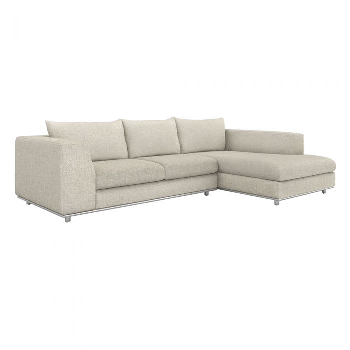 Comodo Chaise 2 Piece Sectional-Interlude-INTER-199018-2-SectionalsBungalow-Left-1-France and Son