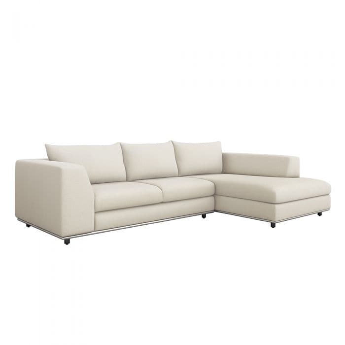 Comodo Chaise 2 Piece Sectional-Interlude-INTER-199018-2-SectionalsBungalow-Left-1-France and Son