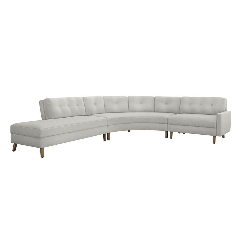 Aventura Chaise Sectional-Interlude-INTER-199020-1-SofasLeft-Pearl-1-France and Son