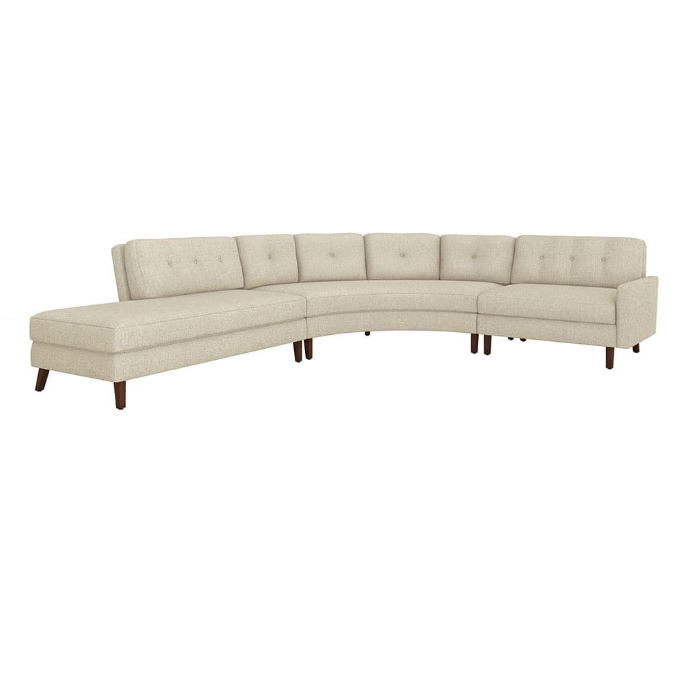 Aventura Chaise Sectional-Interlude-INTER-199020-1-SofasLeft-Pearl-1-France and Son
