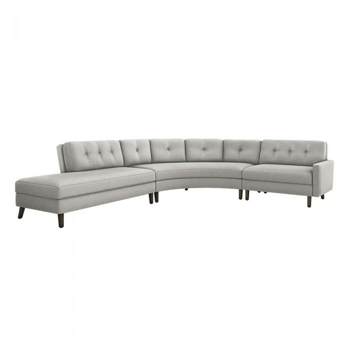 Aventura Chaise Sectional-Interlude-INTER-199020-1-SofasLeft-Pearl-1-France and Son