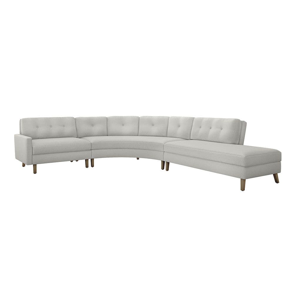 Aventura Chaise Sectional-Interlude-INTER-199020-1-SofasLeft-Pearl-1-France and Son