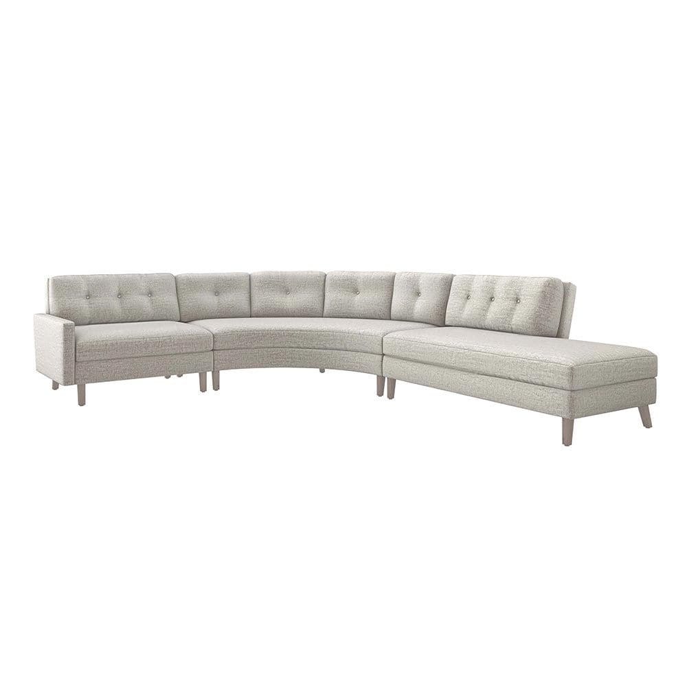 Aventura Chaise Sectional-Interlude-INTER-199020-1-SofasLeft-Pearl-1-France and Son