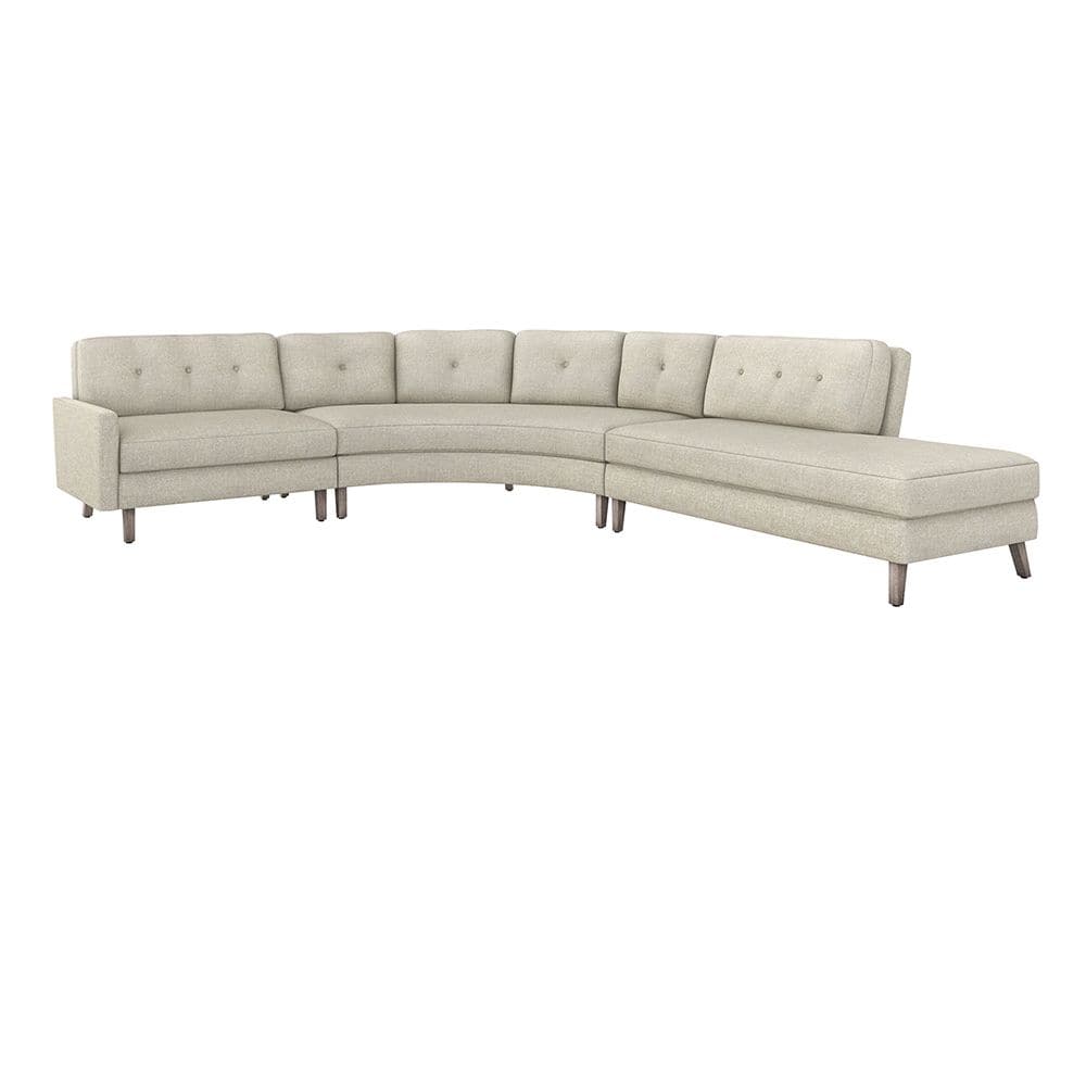 Aventura Chaise Sectional-Interlude-INTER-199020-1-SofasLeft-Pearl-1-France and Son