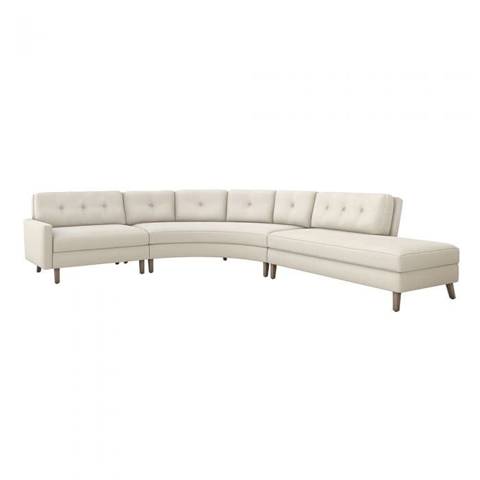 Aventura Chaise Sectional-Interlude-INTER-199020-1-SofasLeft-Pearl-1-France and Son