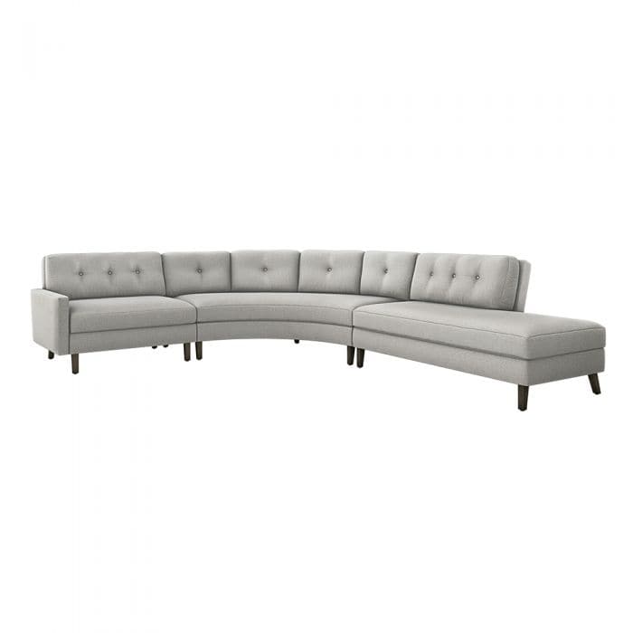 Aventura Chaise Sectional-Interlude-INTER-199020-1-SofasLeft-Pearl-1-France and Son