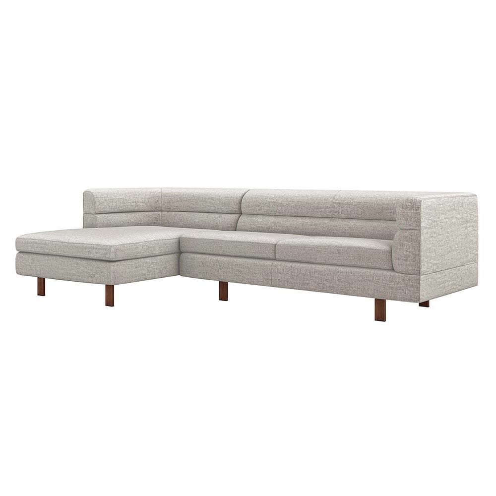 Ornette Chaise Sectional-Interlude-INTER-199022-1-SofasLeft-Pearl-1-France and Son