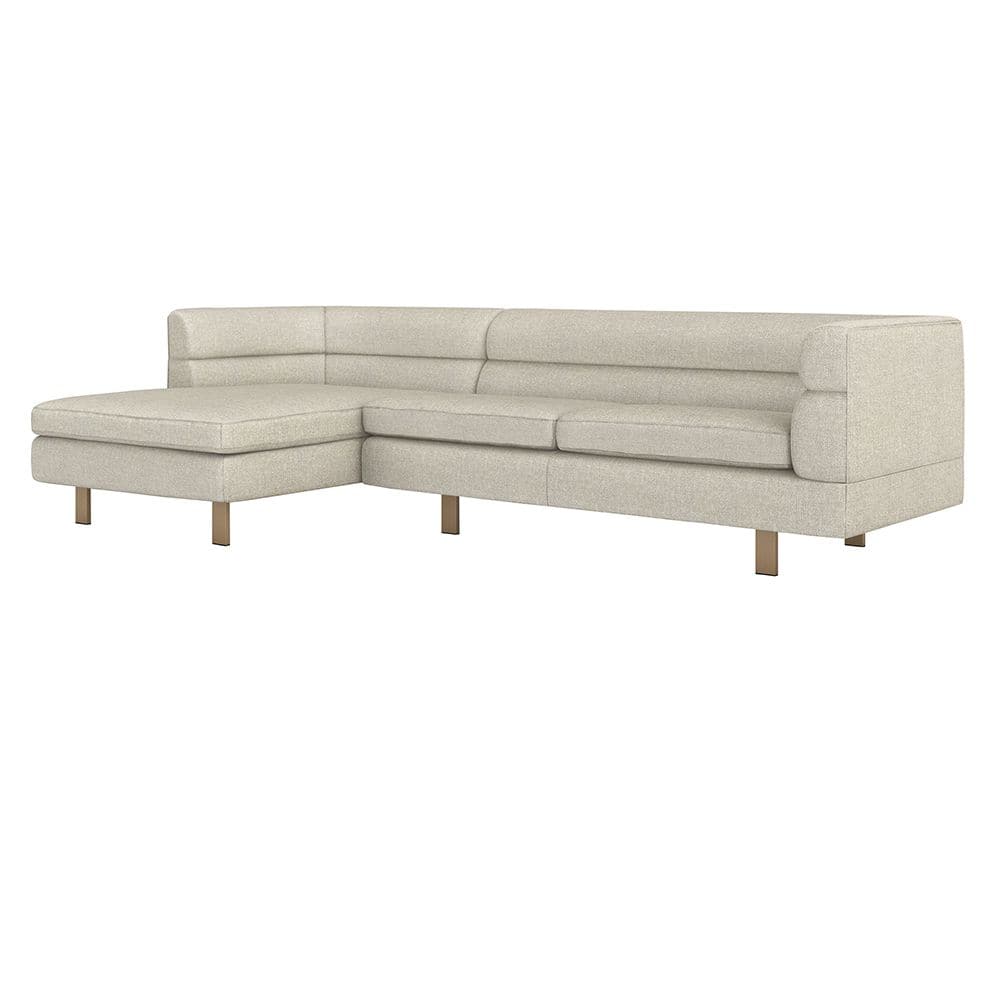 Ornette Chaise 2 Piece Sectional-Interlude-INTER-199022-16-SectionalsRock-Left-1-France and Son