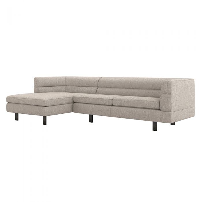 Ornette Chaise Sectional-Interlude-INTER-199022-1-SofasLeft-Pearl-1-France and Son