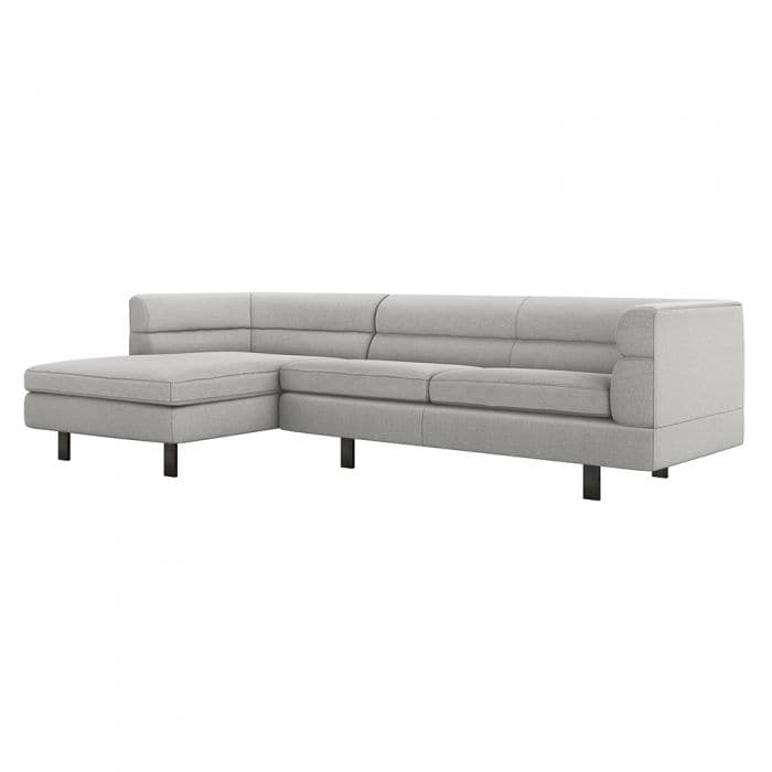 Ornette Chaise Sectional-Interlude-INTER-199022-1-SofasLeft-Pearl-1-France and Son