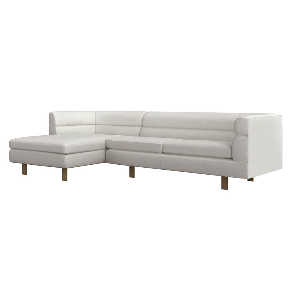 Ornette Chaise Sectional-Interlude-INTER-199022-1-SofasLeft-Pearl-1-France and Son