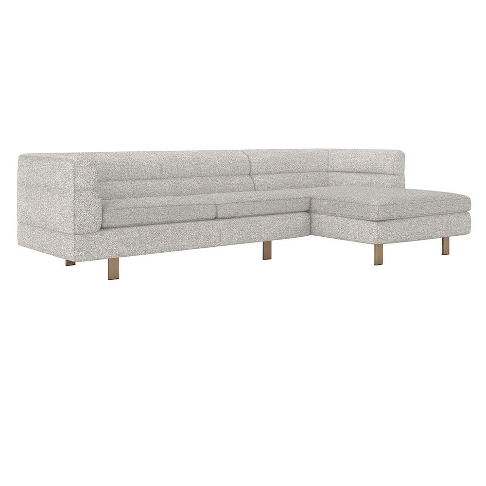 Ornette Chaise 2 Piece Sectional-Interlude-INTER-199022-16-SectionalsRock-Left-1-France and Son