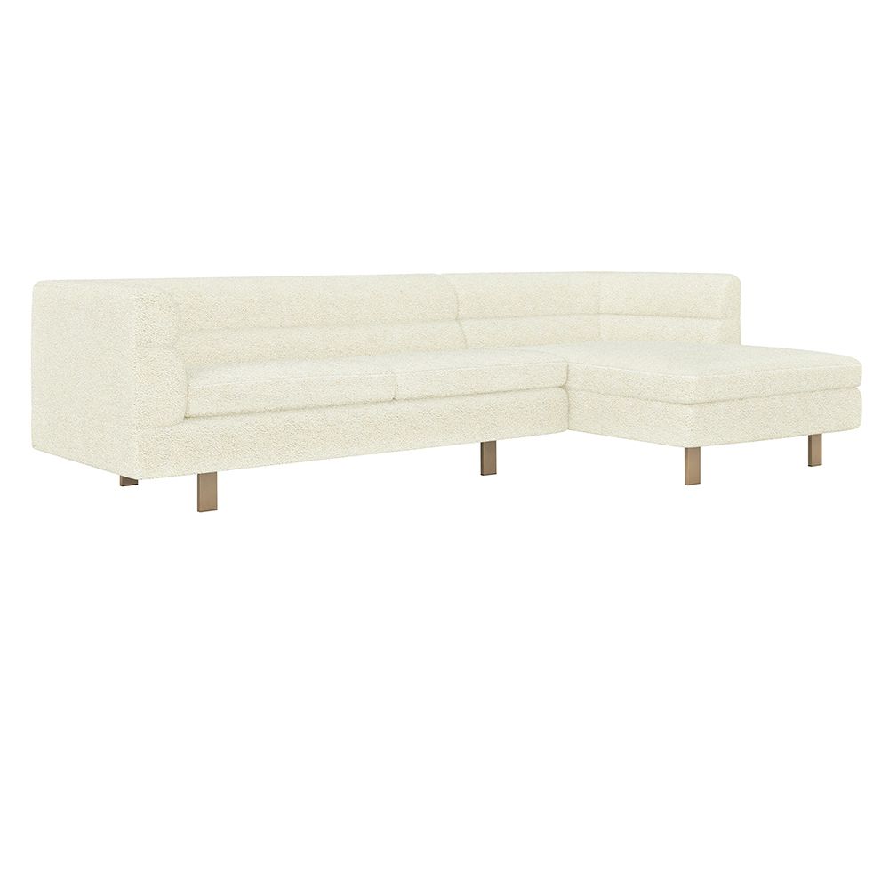 Ornette Chaise 2 Piece Sectional-Interlude-INTER-199022-16-SectionalsRock-Left-1-France and Son