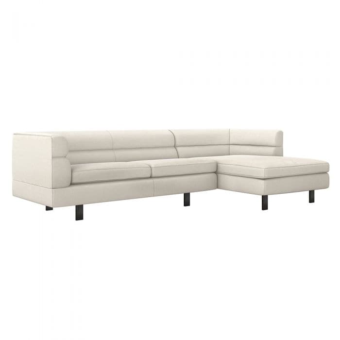 Ornette Chaise Sectional-Interlude-INTER-199022-1-SofasLeft-Pearl-1-France and Son