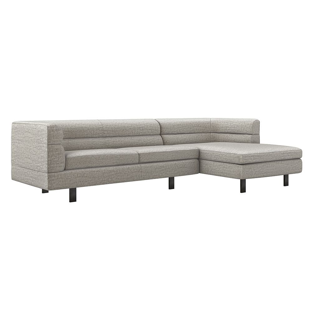 Ornette Chaise Sectional-Interlude-INTER-199022-1-SofasLeft-Pearl-1-France and Son