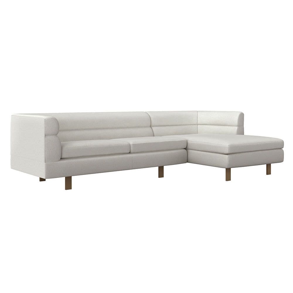 Ornette Chaise Sectional-Interlude-INTER-199022-1-SofasLeft-Pearl-1-France and Son