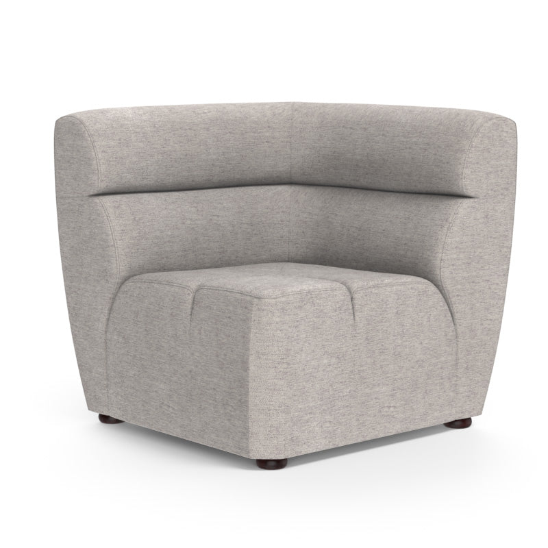 Cornell Modular Sectional-Sunpan-SUNPAN-103504-SectionalsCorner Chair - Kohl Grey-1-France and Son