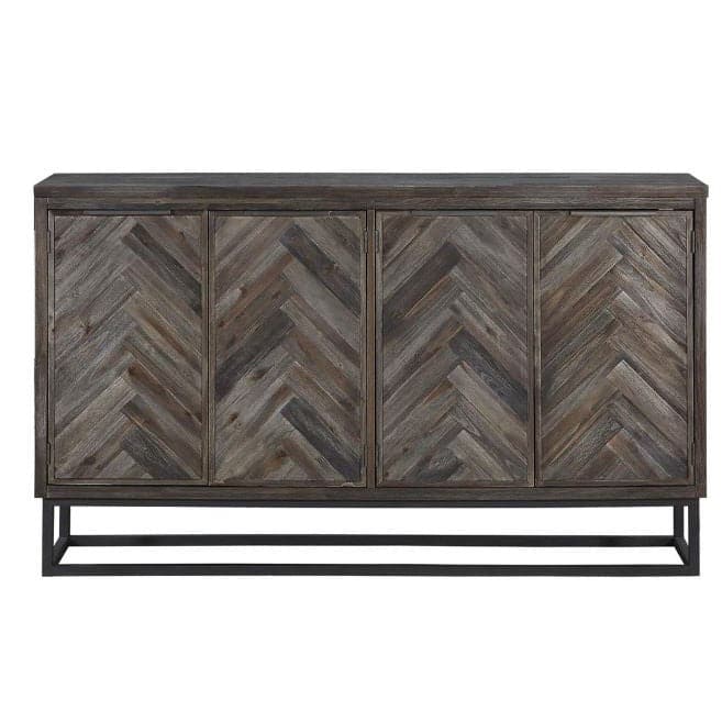 Mansfield Four Door Credenza-Coast2Coast Home-C2CA-30546-Sideboards & Credenzas-1-France and Son