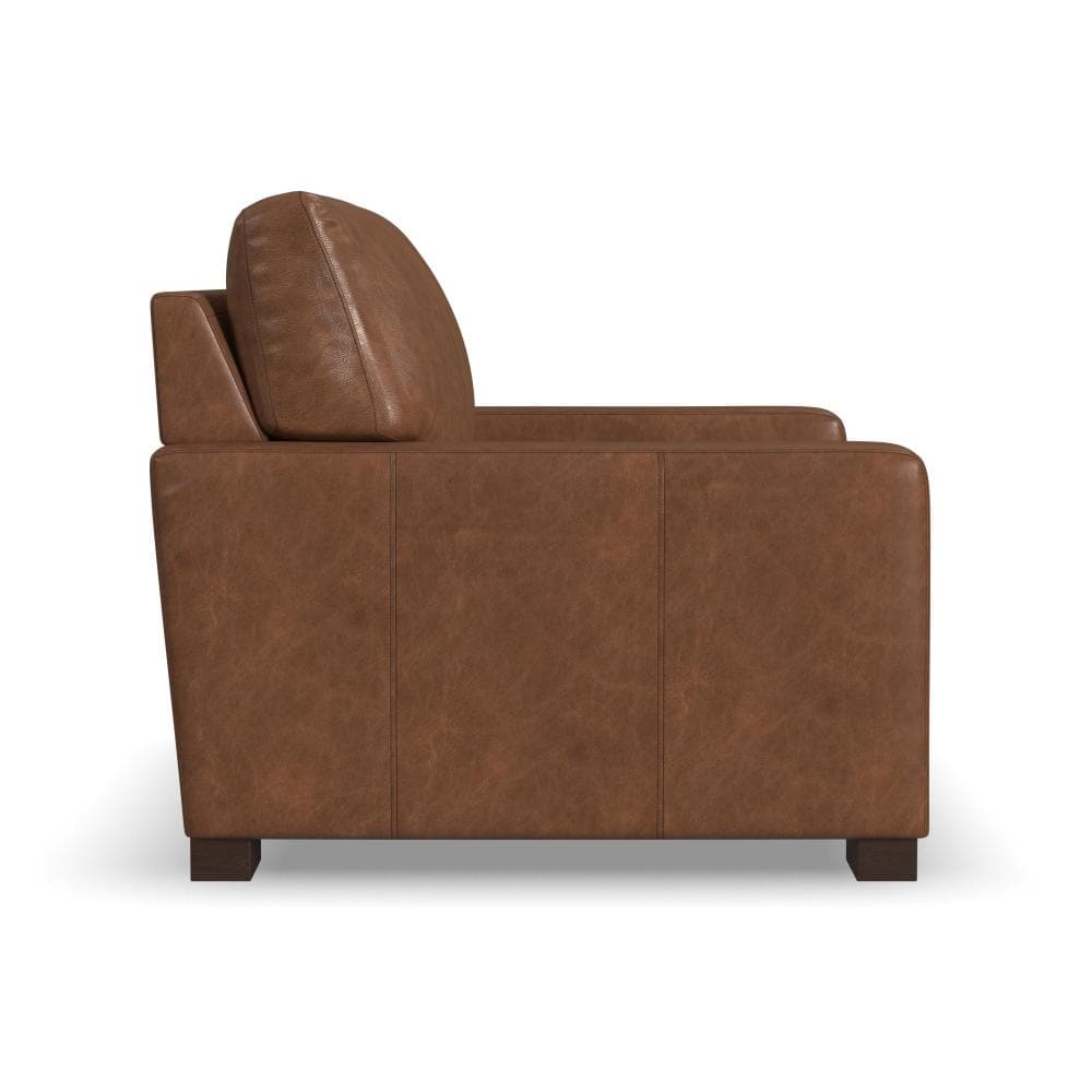 Endurance Leather Chair in Chestnut-Flexsteel-Flexsteel-1523-10-Lounge Chairs-1-France and Son