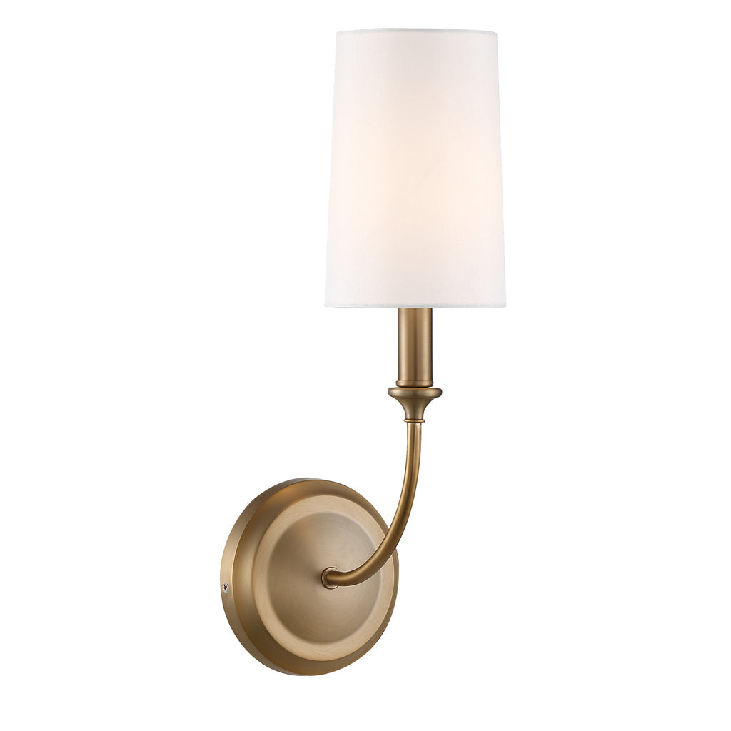 Libby Langdon For Crystorama Sylvan 1 Light Sconce-Crystorama Lighting Company-CRYSTO-2241-BF-Outdoor Wall SconcesBlack Forged-1-France and Son
